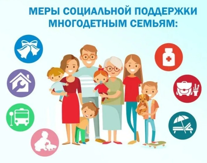 Меры социальной поддержки многодетным семьям.